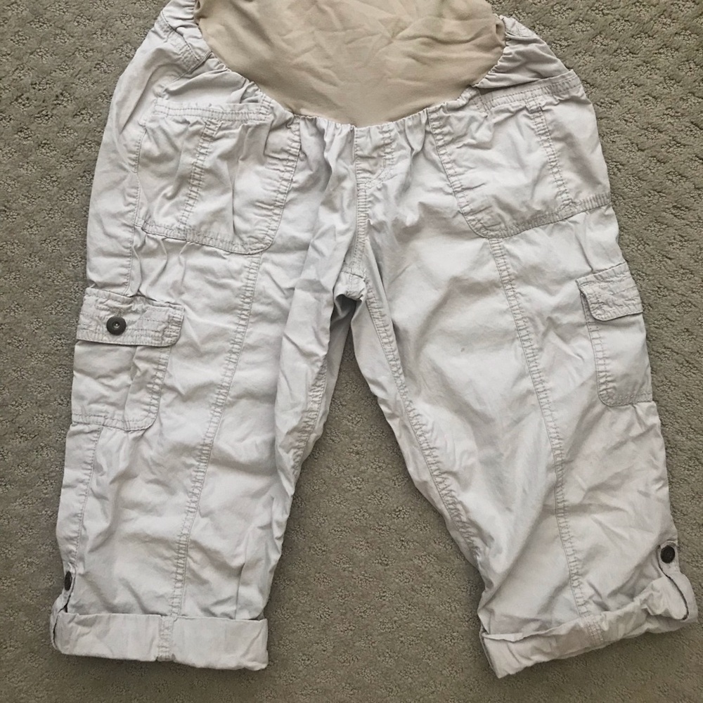 Maternity Capri Pants - Cargo